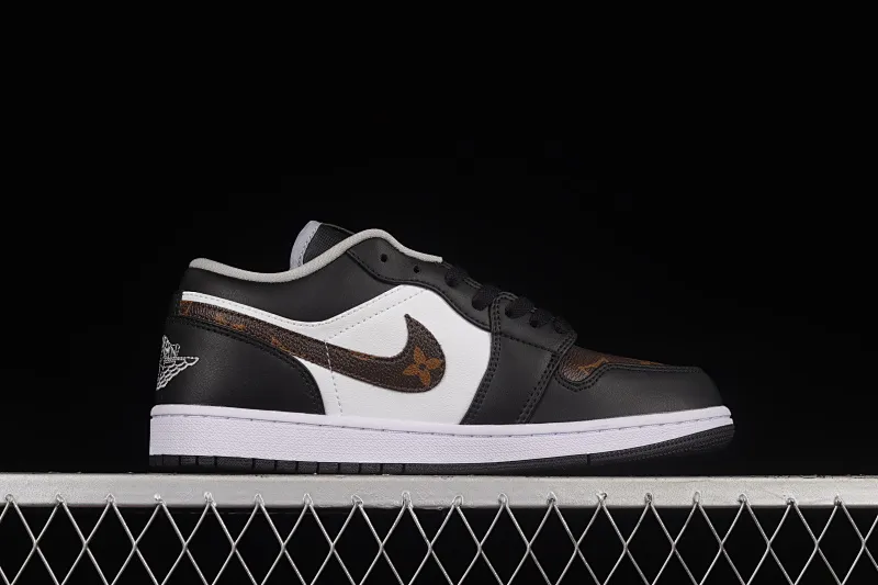 All categories Air Jordan Jordan series basketball shoes Air Jordan 1 Low Donkey brand x Air Jordan 1 AJ1 Joe 1 customized version low-top retro culture basketball shoes 553558-039